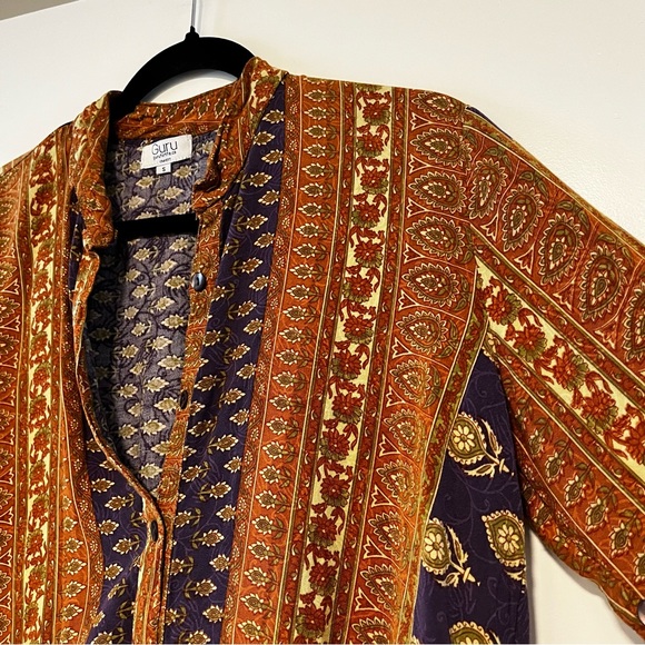 Guru For Life | Boho Button Up Shirt - Picture 3 of 14